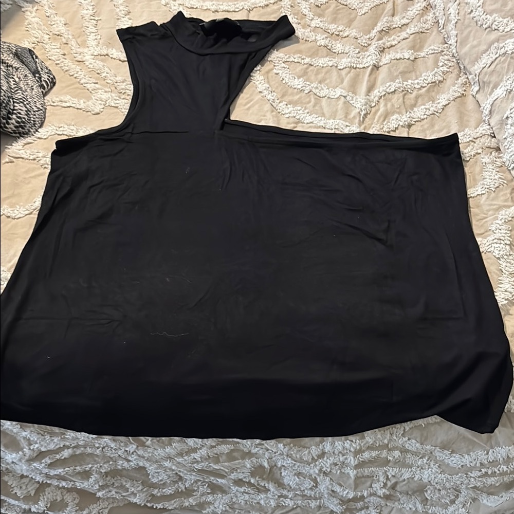 Eloquii Black Sleeveless Tank Top